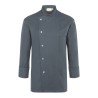 Veste de chef homme, manches longues, boutons-pression, 215 g/m²