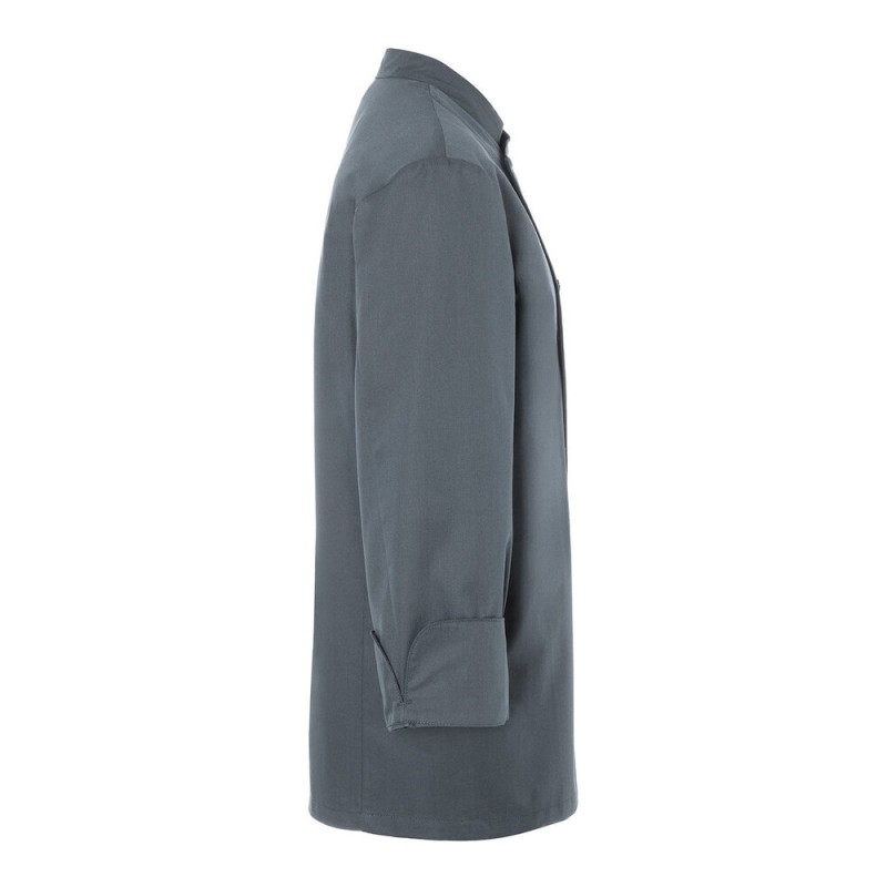 Veste de chef homme, manches longues, boutons-pression, 215 g/m²