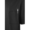 Veste de chef homme, manches courtes, boutons-pression, 215 g/m²