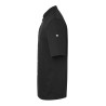 Veste de chef homme, manches courtes, boutons-pression, 215 g/m²