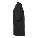 Veste de chef homme, manches courtes, boutons-pression, 215 g/m²