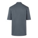 Veste de chef homme, manches courtes, boutons-pression, 215 g/m²