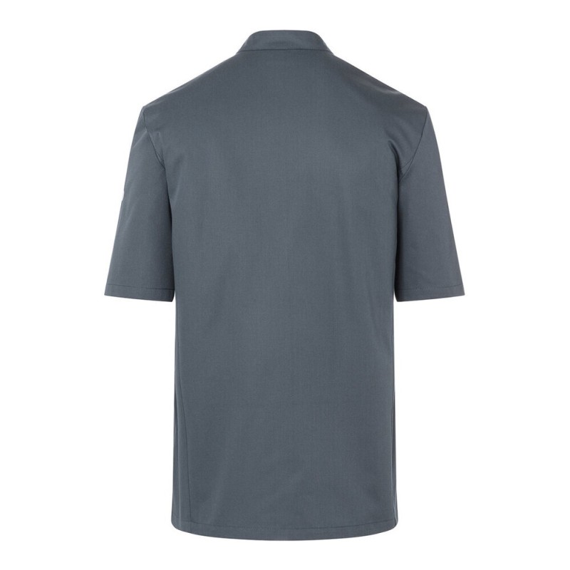 Veste de chef homme, manches courtes, boutons-pression, 215 g/m²