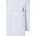 Veste de chef homme, manches courtes, boutons-pression, 215 g/m²