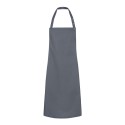 Tablier de cuisine avec bavette, ruban réglable, 215 g/m²