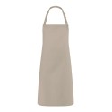 Tablier de cuisine avec bavette, ruban réglable, 215 g/m²
