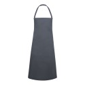 Tablier de cuisine avec bavette, ruban au cou de 60 cm, 215 g/m²