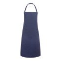 Tablier de cuisine avec bavette, ruban au cou de 60 cm, 215 g/m²