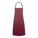 Tablier de cuisine avec bavette, ruban au cou de 60 cm, 215 g/m²