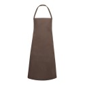Tablier de cuisine avec bavette, ruban au cou de 60 cm, 215 g/m²