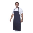 Tablier de cuisine avec bavette, ruban au cou de 60 cm, 215 g/m²