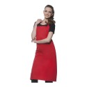 Tablier de cuisine avec bavette, ruban au cou de 60 cm, 215 g/m²