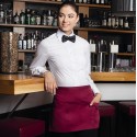 Tablier sans bavette avec ruban à la taille et poche en 3 compartiments, 215 g/m²