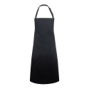 Tablier à bavette avec taille réglable au cou et sans poche, 215 g/m²