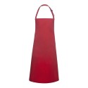 Tablier à bavette avec taille réglable au cou et sans poche, 215 g/m²
