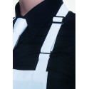 Tablier à bavette avec taille réglable au cou et poche en 2 compartiments, 215 g/m²