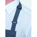 Tablier à bavette avec taille réglable au cou et poche en 2 compartiments, 215 g/m²