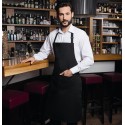 Tablier à bavette avec taille réglable au cou et poche en 2 compartiments, 215 g/m²