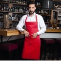 Tablier à bavette avec taille réglable au cou et poche en 2 compartiments, 215 g/m²