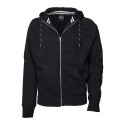 Sweat zip à capuche homme, doux grâce au coton égyptien, 310 g/m²