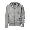 Sweat zip à capuche homme, doux grâce au coton égyptien, 310 g/m²