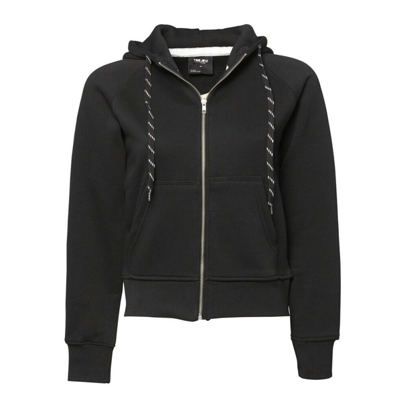 Sweat zip à capuche femme, doux grâce au coton égyptien, 310 g/m²