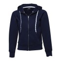 Sweat zip à capuche femme, doux grâce au coton égyptien, 310 g/m²