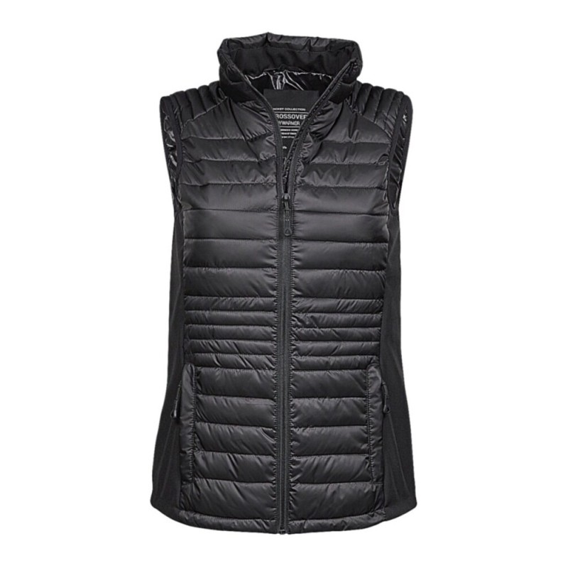 Bodywarmer d'extérieur pour femme hydrofuge et cintré