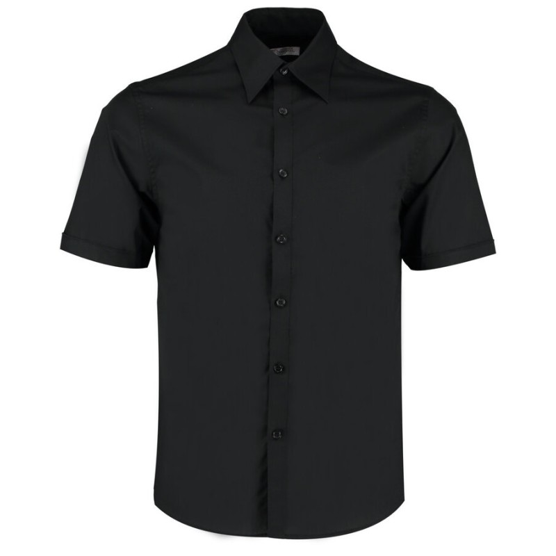 Chemise de bar homme manches courtes élégante et fonctionnelle