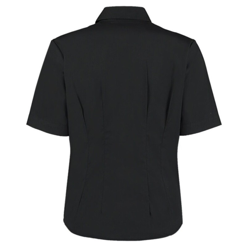 Chemise de bar femme manches courtes élégante et fonctionnelle