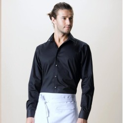 Chemise de bar homme manches longues élégante et fonctionnelle