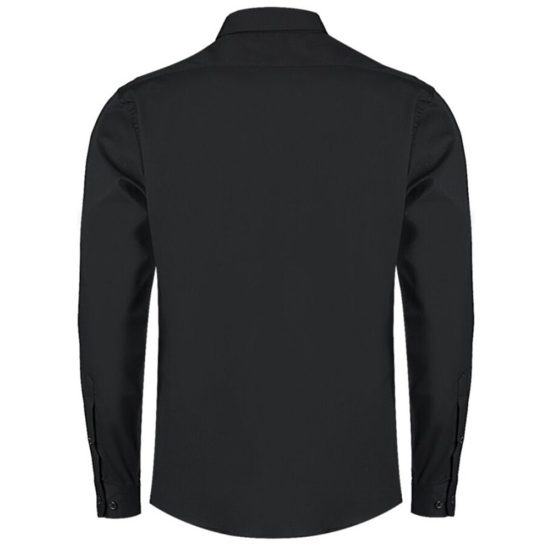 Chemise de bar homme manches longues élégante et fonctionnelle