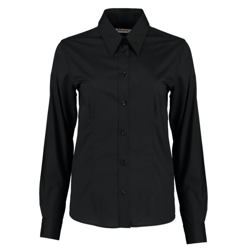 Chemise de bar femme manches longues élégante et fonctionnelle