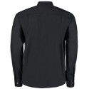 Chemise de bar élégante pour homme col Mao à manches longues