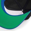 Casquette style rappeur avec visière contrastée