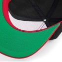 Casquette style rappeur avec visière contrastée