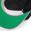 Casquette style rappeur avec visière contrastée