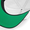 Casquette style rappeur avec visière contrastée