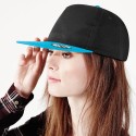 Casquette enfant snapback 5 panneaux à visière plate