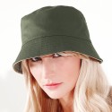 Bob réversible en coton twill