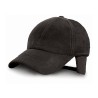 Casquette polaire cache oreilles anti-peluche