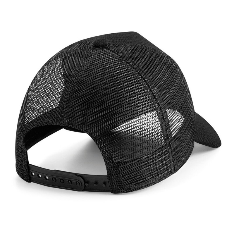 Casquette trucker 5 panneaux en micro maille et maille filet