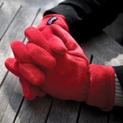 Gants en polaire très chauds, poignets élastiqués