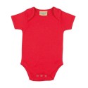 Body bébé manches courtes et col large en coton doux, 200 g/m²