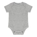 Body bébé extra doux manches courtes à boutons-pression, 160 g/m²