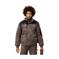 Veste de travail doublée polaire multipoches déperlante, 230 g/m²