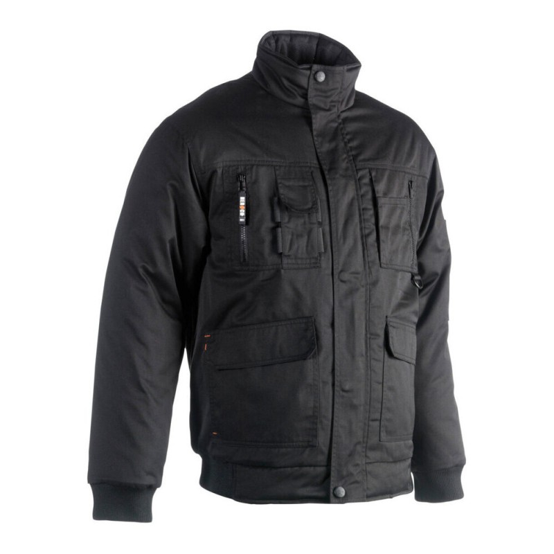 Veste de travail doublée polaire multipoches déperlante, 230 g/m²