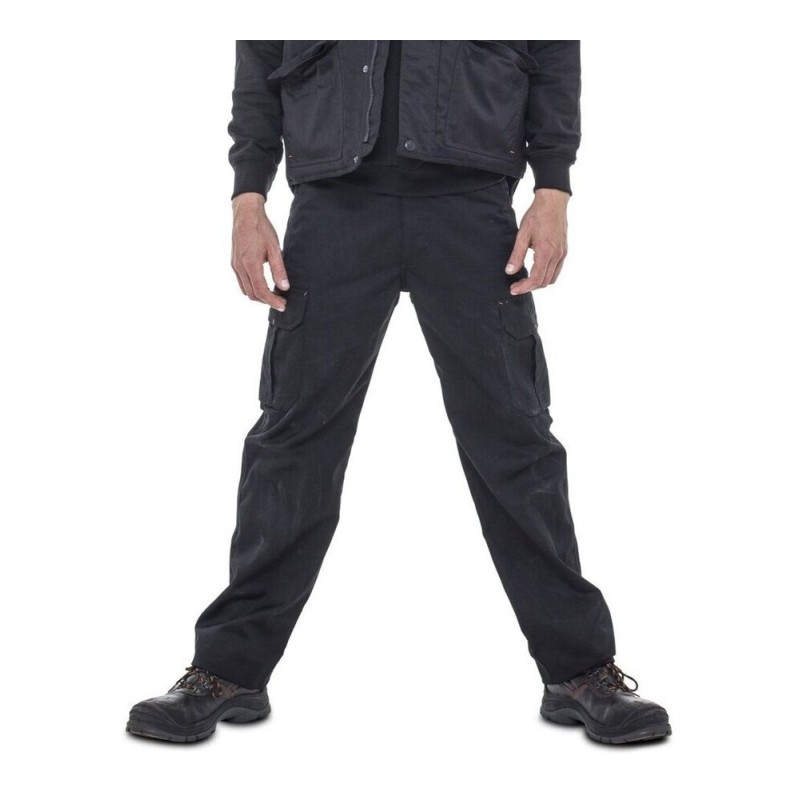 Pantalon de travail épais multi-poches en coton, 300 g/m²