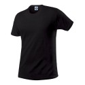 T-shirt épais en coton col rond, manches courtes, 180 g/m²