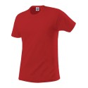 T-shirt épais en coton col rond, manches courtes, 180 g/m²